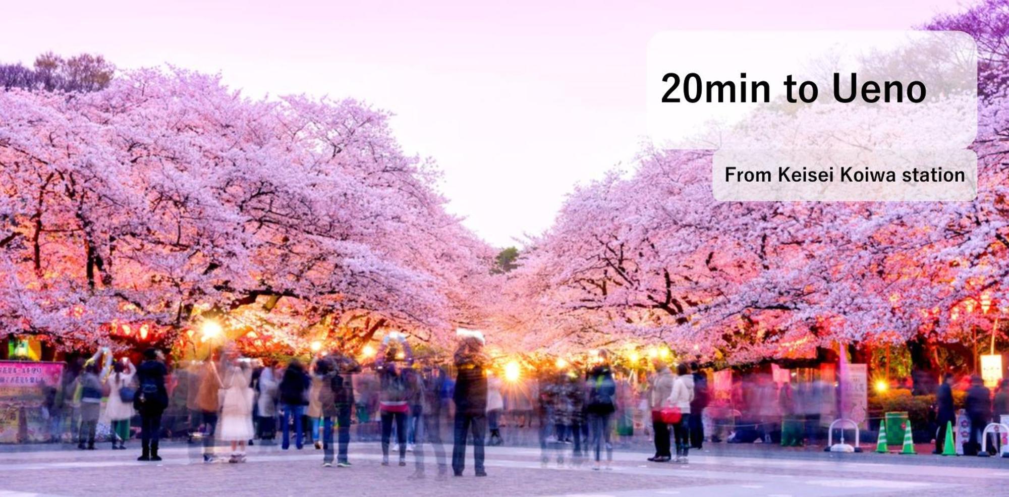 Asahistay -koiwa, Free Parking O, Whole Family House, Japanese Garden Taste 公寓
